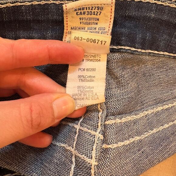 True Religion Becca Super T Bootcut Jean 29 Gem Stones Y2K 90s - Picture 7 of 13